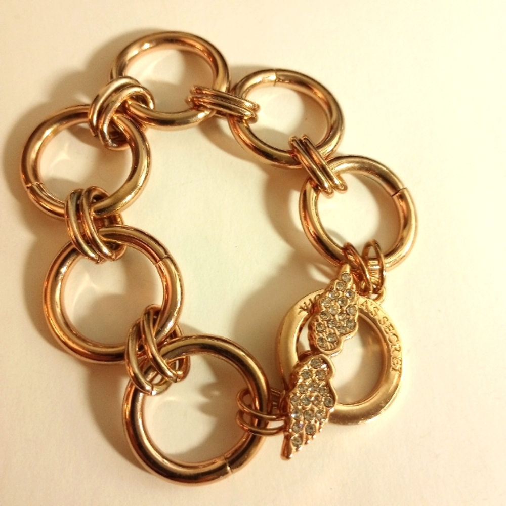 Victoria's Secret Rose Gold Angel Bracelet
